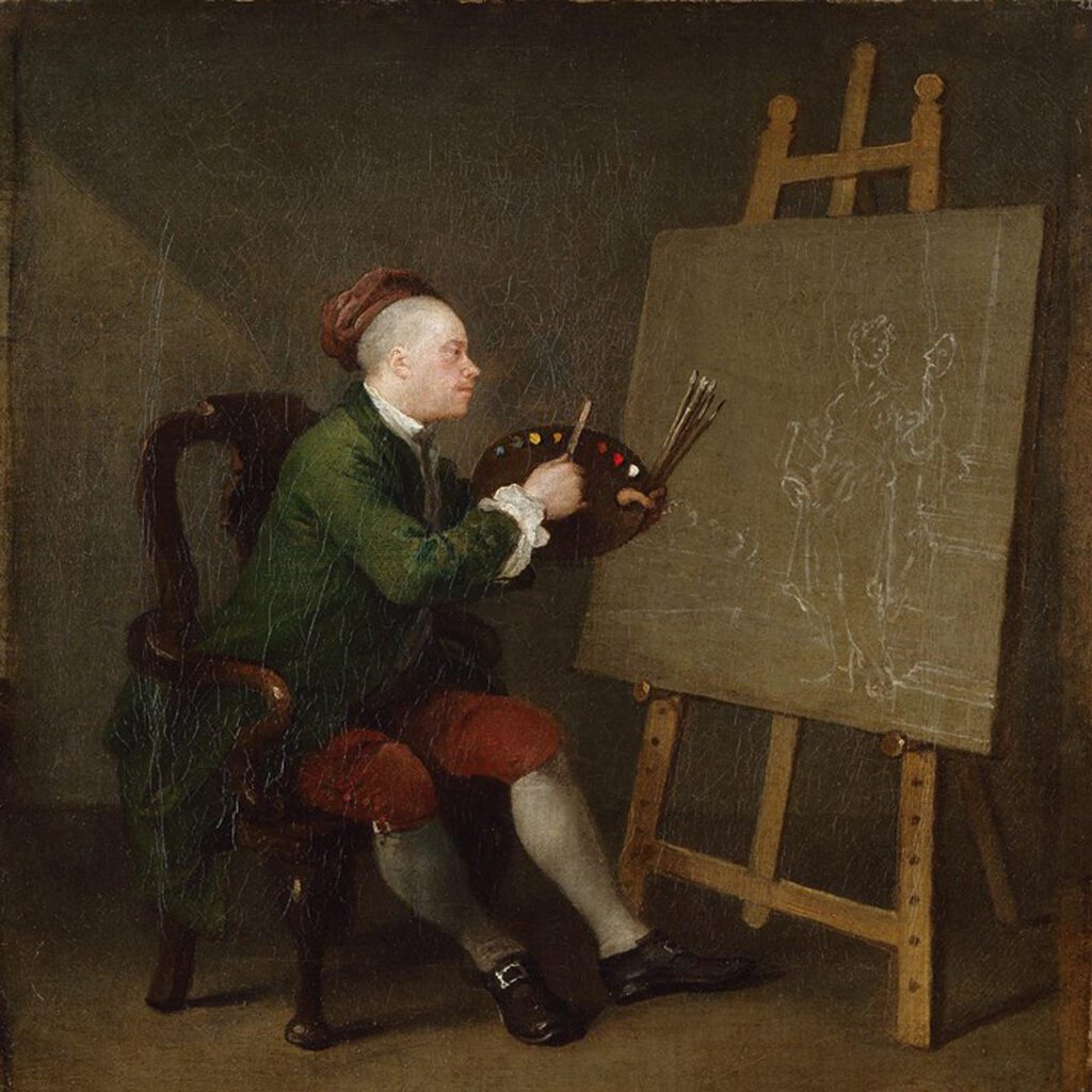 Hogarth Painting the Comic Muse Hogarth Painting the Comic Muse