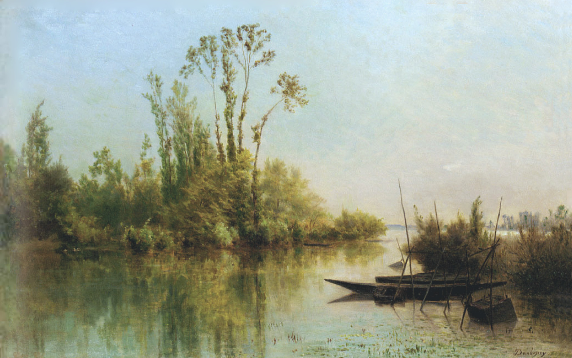 Defossez 風景画 デフォッセ The Virgin Islands in Bezons” by Charles-François Daubigny – Daily