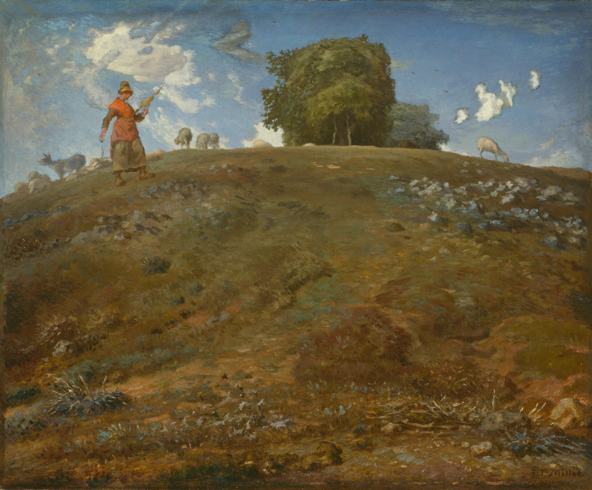 In the Auvergne” by Jean-François Millet – Daily Dose of Art